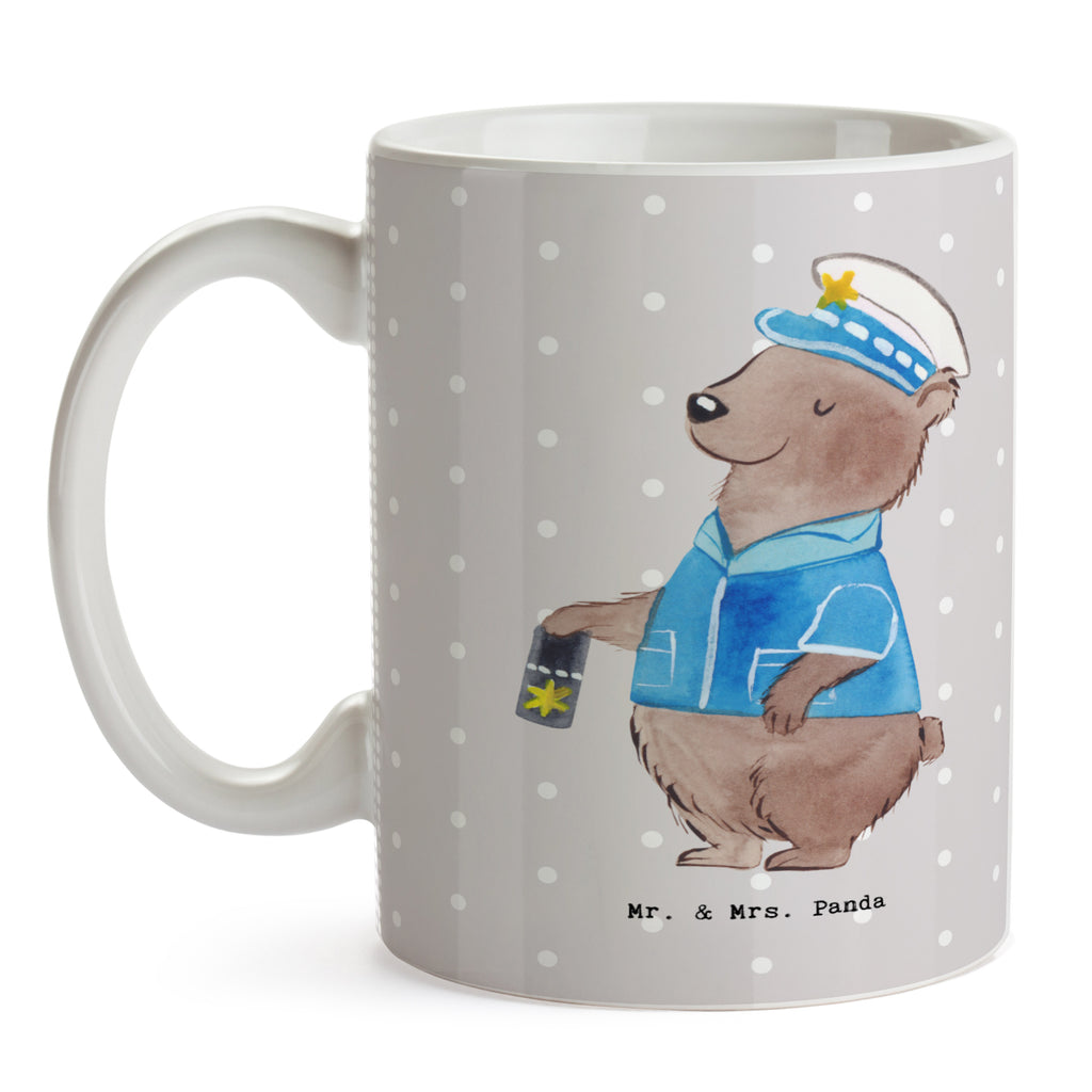 Tasse Polizeivollzugsbeamter mit Herz Tasse, Kaffeetasse, Teetasse, Becher, Kaffeebecher, Teebecher, Keramiktasse, Porzellantasse, Büro Tasse, Geschenk Tasse, Tasse Sprüche, Tasse Motive, Kaffeetassen, Tasse bedrucken, Designer Tasse, Cappuccino Tassen, Schöne Teetassen, Beruf, Ausbildung, Jubiläum, Abschied, Rente, Kollege, Kollegin, Geschenk, Schenken, Arbeitskollege, Mitarbeiter, Firma, Danke, Dankeschön, Polizeivollzugsbeamter, Polizist, Polizei