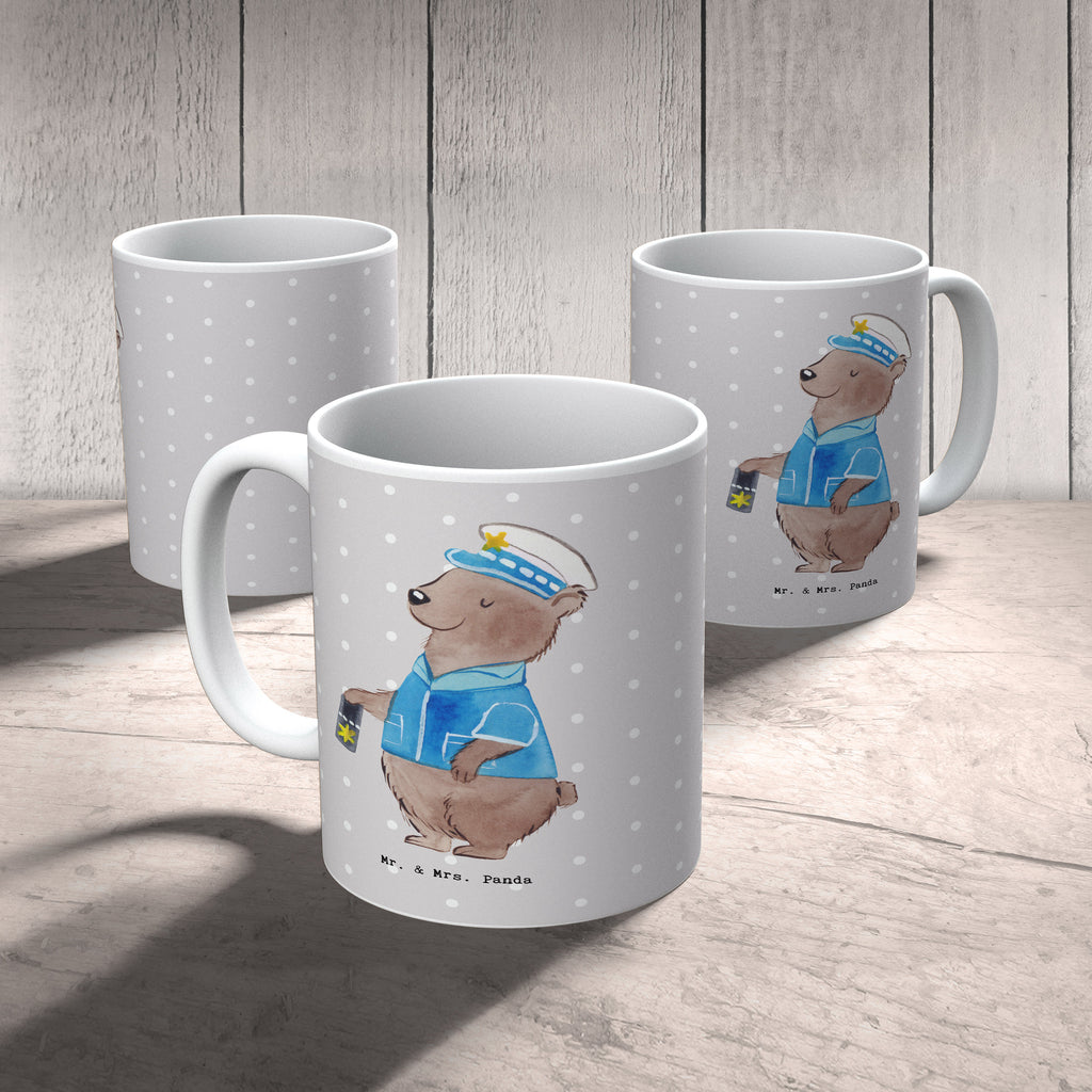 Tasse Polizeivollzugsbeamter mit Herz Tasse, Kaffeetasse, Teetasse, Becher, Kaffeebecher, Teebecher, Keramiktasse, Porzellantasse, Büro Tasse, Geschenk Tasse, Tasse Sprüche, Tasse Motive, Kaffeetassen, Tasse bedrucken, Designer Tasse, Cappuccino Tassen, Schöne Teetassen, Beruf, Ausbildung, Jubiläum, Abschied, Rente, Kollege, Kollegin, Geschenk, Schenken, Arbeitskollege, Mitarbeiter, Firma, Danke, Dankeschön, Polizeivollzugsbeamter, Polizist, Polizei