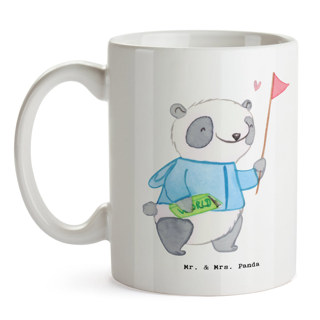 Tasse Reiseleiter mit Herz Tasse, Kaffeetasse, Teetasse, Becher, Kaffeebecher, Teebecher, Keramiktasse, Porzellantasse, Büro Tasse, Geschenk Tasse, Tasse Sprüche, Tasse Motive, Kaffeetassen, Tasse bedrucken, Designer Tasse, Cappuccino Tassen, Schöne Teetassen, Beruf, Ausbildung, Jubiläum, Abschied, Rente, Kollege, Kollegin, Geschenk, Schenken, Arbeitskollege, Mitarbeiter, Firma, Danke, Dankeschön