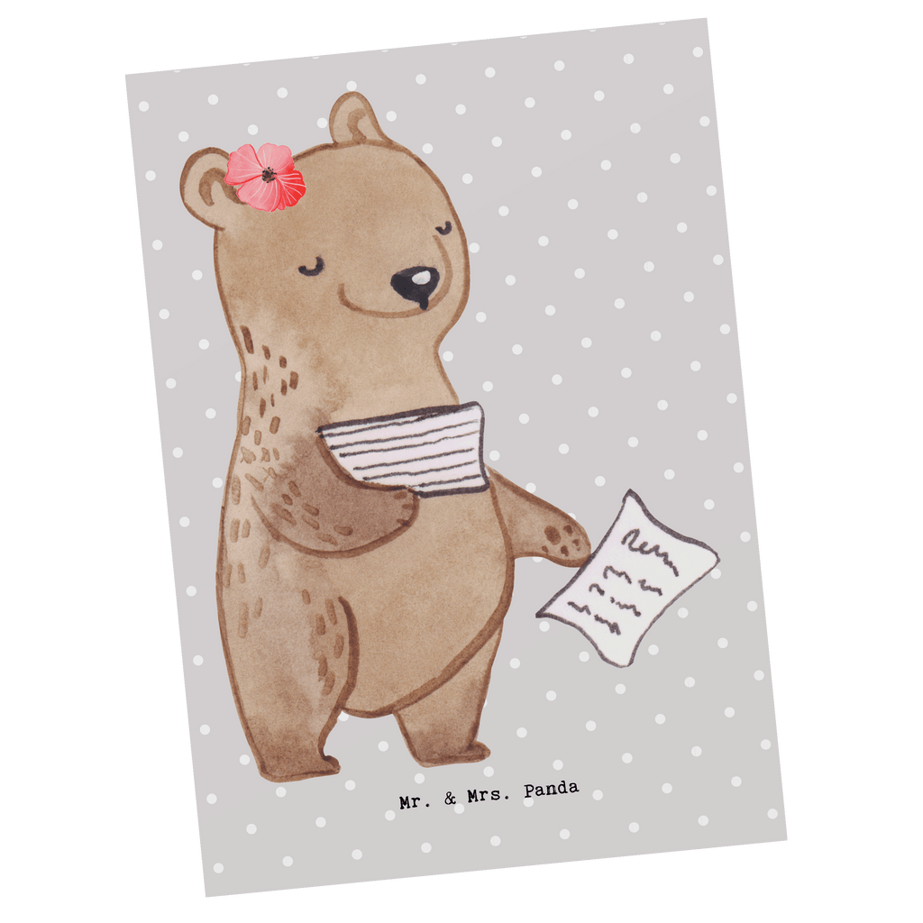 Postkarte Buchhalterin mit Herz Postkarte, Karte, Geschenkkarte, Grußkarte, Einladung, Ansichtskarte, Geburtstagskarte, Einladungskarte, Dankeskarte, Ansichtskarten, Einladung Geburtstag, Einladungskarten Geburtstag, Beruf, Ausbildung, Jubiläum, Abschied, Rente, Kollege, Kollegin, Geschenk, Schenken, Arbeitskollege, Mitarbeiter, Firma, Danke, Dankeschön, Buchhalter, in Bürojob, Backoffice Mitarbeiterin, Angestellte