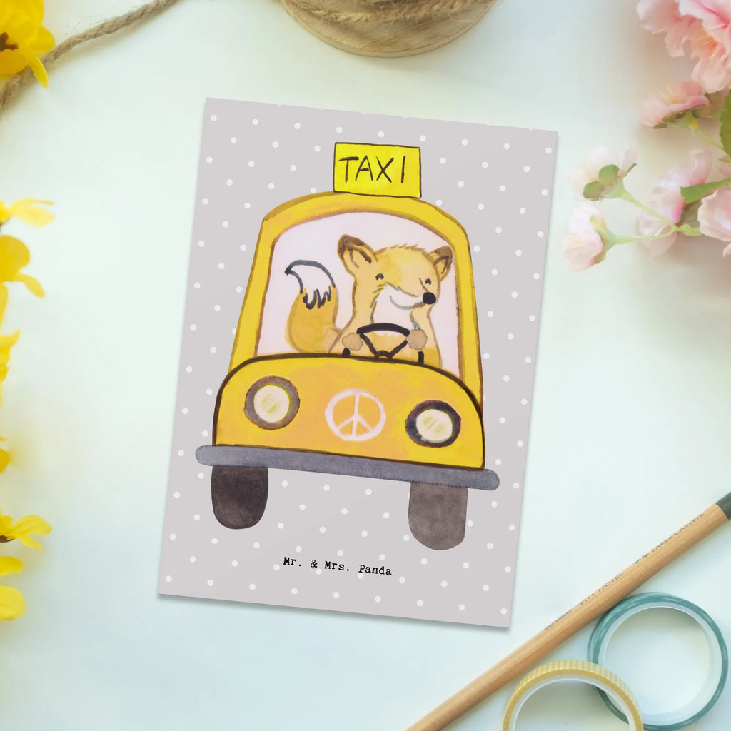 Postkarte Taxifahrer mit Herz Postkarte, Karte, Geschenkkarte, Grußkarte, Einladung, Ansichtskarte, Geburtstagskarte, Einladungskarte, Dankeskarte, Ansichtskarten, Einladung Geburtstag, Einladungskarten Geburtstag, Beruf, Ausbildung, Jubiläum, Abschied, Rente, Kollege, Kollegin, Geschenk, Schenken, Arbeitskollege, Mitarbeiter, Firma, Danke, Dankeschön