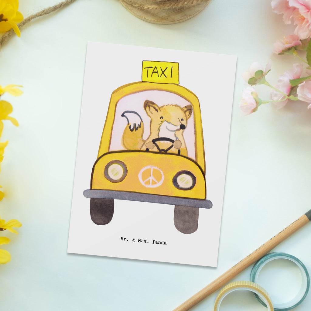 Postkarte Taxifahrer mit Herz Postkarte, Karte, Geschenkkarte, Grußkarte, Einladung, Ansichtskarte, Geburtstagskarte, Einladungskarte, Dankeskarte, Ansichtskarten, Einladung Geburtstag, Einladungskarten Geburtstag, Beruf, Ausbildung, Jubiläum, Abschied, Rente, Kollege, Kollegin, Geschenk, Schenken, Arbeitskollege, Mitarbeiter, Firma, Danke, Dankeschön