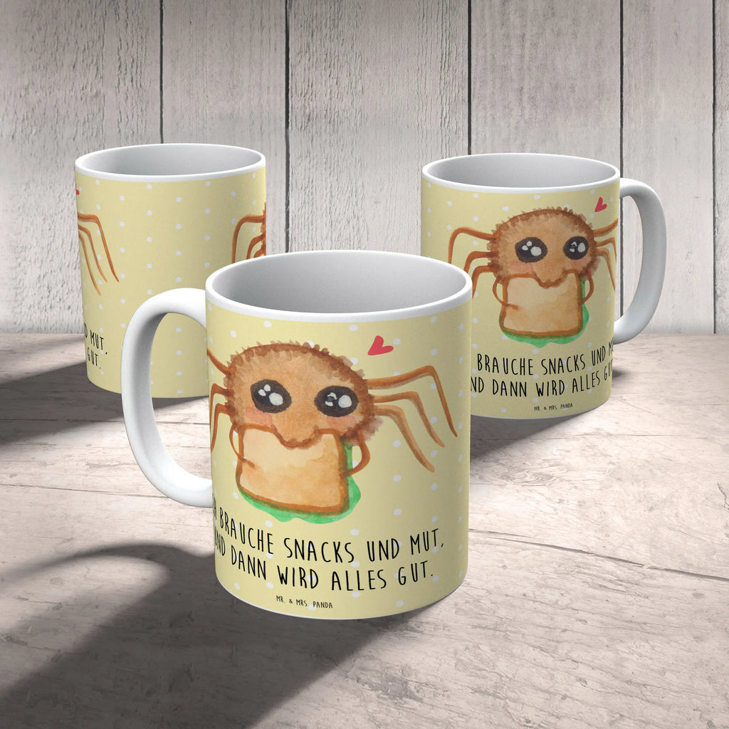 Tasse Spinne Agathe Sandwich Tasse, Kaffeetasse, Teetasse, Becher, Kaffeebecher, Teebecher, Keramiktasse, Porzellantasse, Büro Tasse, Geschenk Tasse, Tasse Sprüche, Tasse Motive, Kaffeetassen, Tasse bedrucken, Designer Tasse, Cappuccino Tassen, Schöne Teetassen, Spinne Agathe, Spinne, Agathe, Videos, Merchandise, Glück, Mut, Hungrig, Verfressen, Lebensfreude, Alles wird gut, Hunger