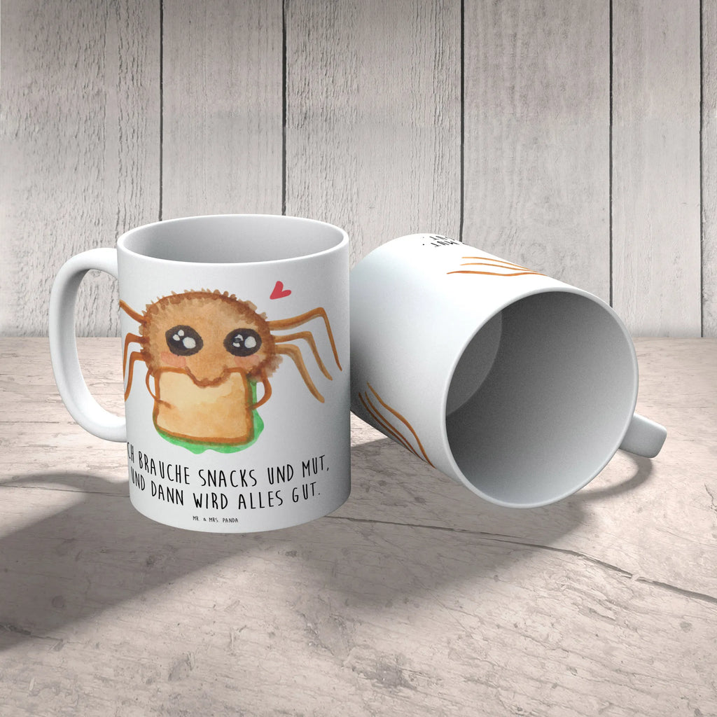 Tasse Spinne Agathe Sandwich Tasse, Kaffeetasse, Teetasse, Becher, Kaffeebecher, Teebecher, Keramiktasse, Porzellantasse, Büro Tasse, Geschenk Tasse, Tasse Sprüche, Tasse Motive, Kaffeetassen, Tasse bedrucken, Designer Tasse, Cappuccino Tassen, Schöne Teetassen, Spinne Agathe, Spinne, Agathe, Videos, Merchandise, Glück, Mut, Hungrig, Verfressen, Lebensfreude, Alles wird gut, Hunger