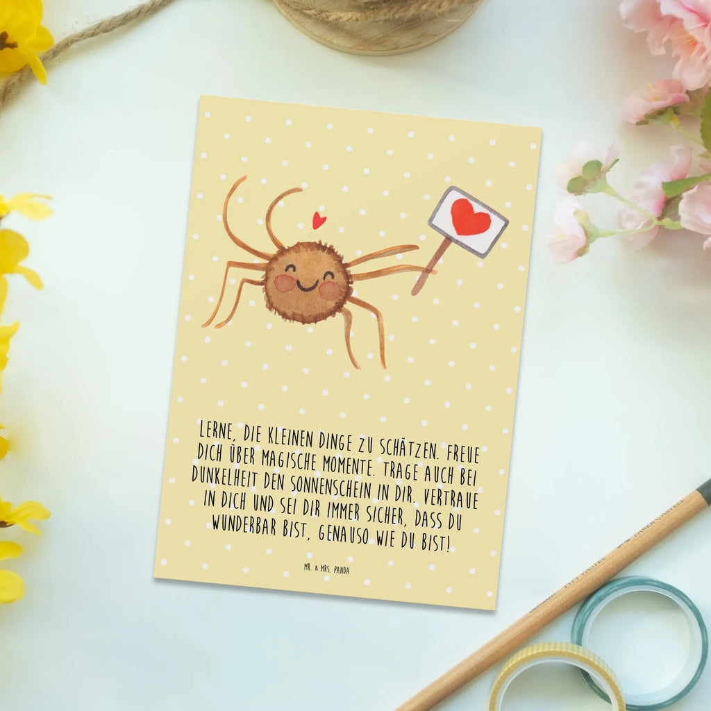 Postkarte Spinne Agathe Motivation Postkarte, Karte, Geschenkkarte, Grußkarte, Einladung, Ansichtskarte, Geburtstagskarte, Einladungskarte, Dankeskarte, Ansichtskarten, Einladung Geburtstag, Einladungskarten Geburtstag, Spinne Agathe, Spinne, Agathe, Videos, Merchandise, Motivation, Glück, Liebe, Vertrauen, Dankeschön