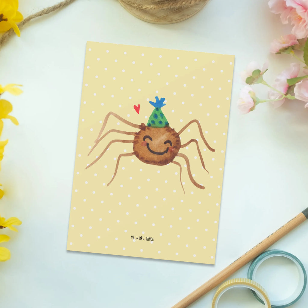 Postkarte Spinne Agathe Party Postkarte, Karte, Geschenkkarte, Grußkarte, Einladung, Ansichtskarte, Geburtstagskarte, Einladungskarte, Dankeskarte, Ansichtskarten, Einladung Geburtstag, Einladungskarten Geburtstag, Spinne Agathe, Spinne, Agathe, Videos, Merchandise, Selbstliebe, Wunder, Motivation, Glück