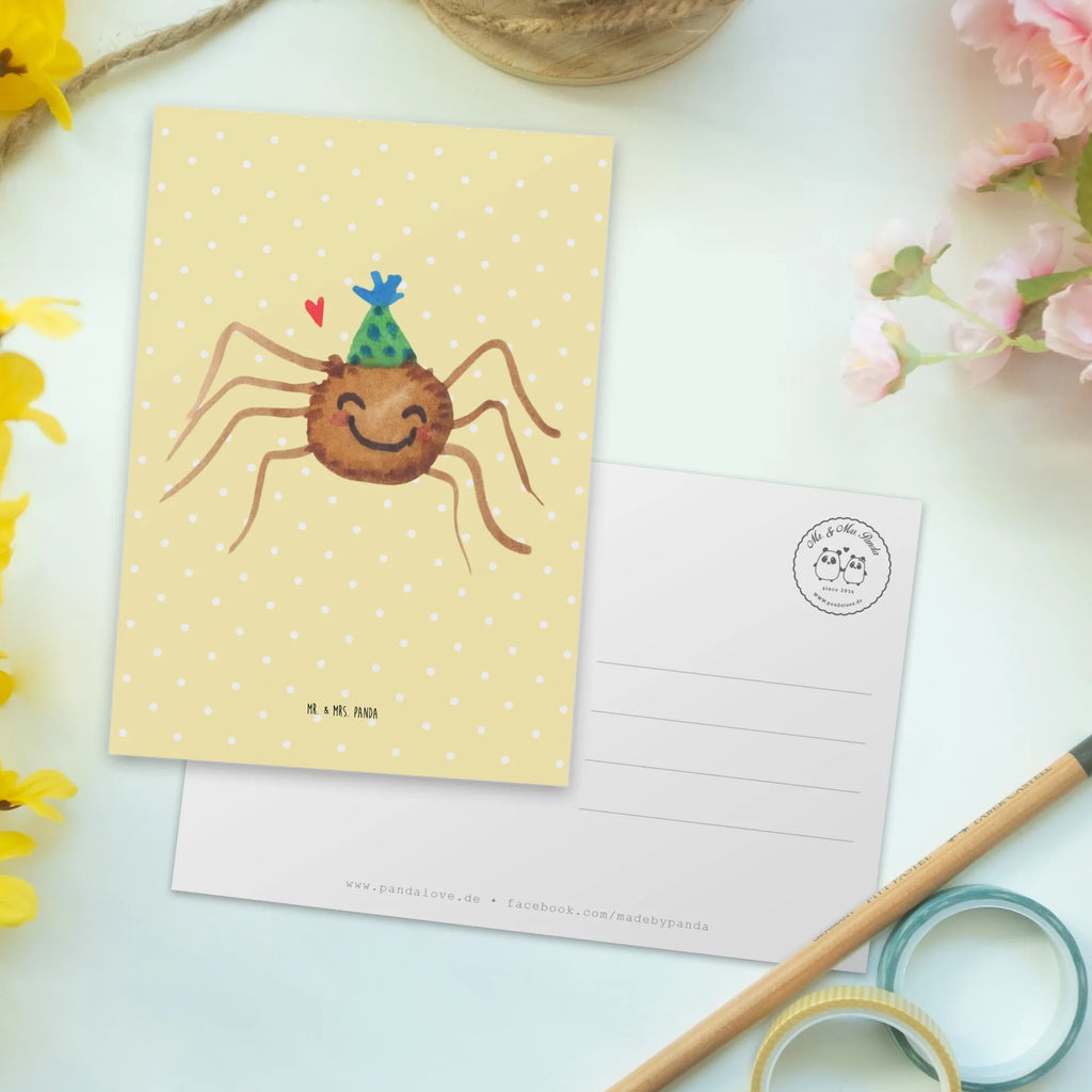 Postkarte Spinne Agathe Party Postkarte, Karte, Geschenkkarte, Grußkarte, Einladung, Ansichtskarte, Geburtstagskarte, Einladungskarte, Dankeskarte, Ansichtskarten, Einladung Geburtstag, Einladungskarten Geburtstag, Spinne Agathe, Spinne, Agathe, Videos, Merchandise, Selbstliebe, Wunder, Motivation, Glück