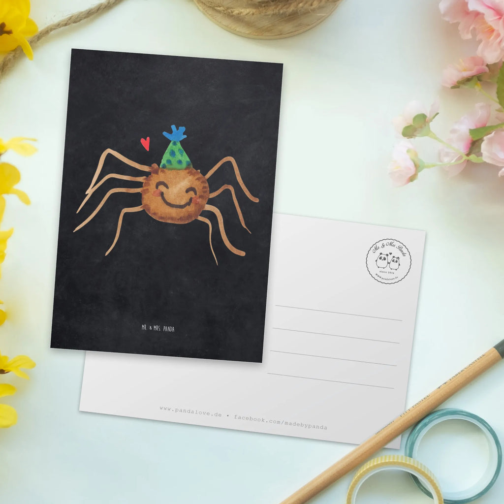 Postkarte Spinne Agathe Party Postkarte, Karte, Geschenkkarte, Grußkarte, Einladung, Ansichtskarte, Geburtstagskarte, Einladungskarte, Dankeskarte, Ansichtskarten, Einladung Geburtstag, Einladungskarten Geburtstag, Spinne Agathe, Spinne, Agathe, Videos, Merchandise, Selbstliebe, Wunder, Motivation, Glück