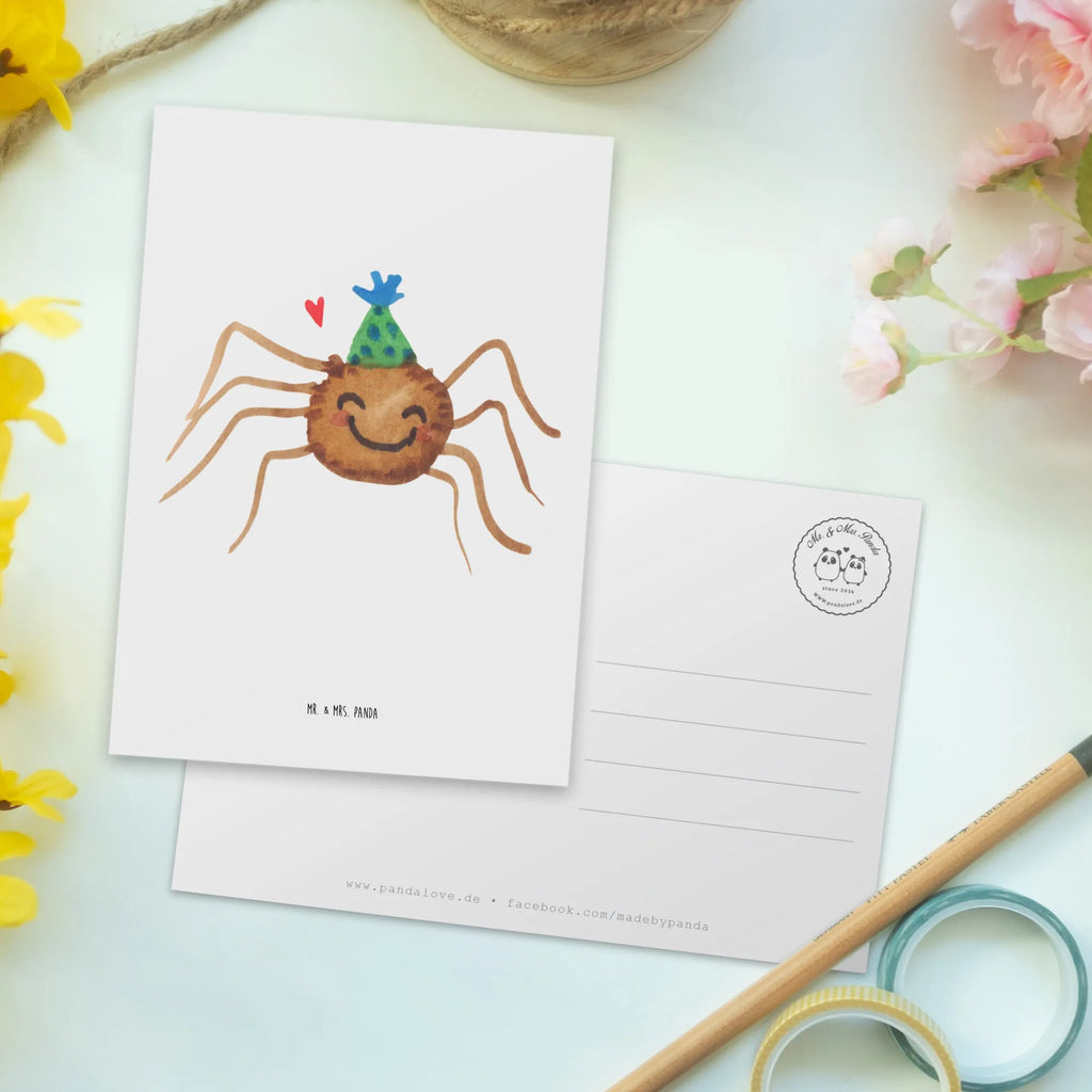 Postkarte Spinne Agathe Party Postkarte, Karte, Geschenkkarte, Grußkarte, Einladung, Ansichtskarte, Geburtstagskarte, Einladungskarte, Dankeskarte, Ansichtskarten, Einladung Geburtstag, Einladungskarten Geburtstag, Spinne Agathe, Spinne, Agathe, Videos, Merchandise, Selbstliebe, Wunder, Motivation, Glück