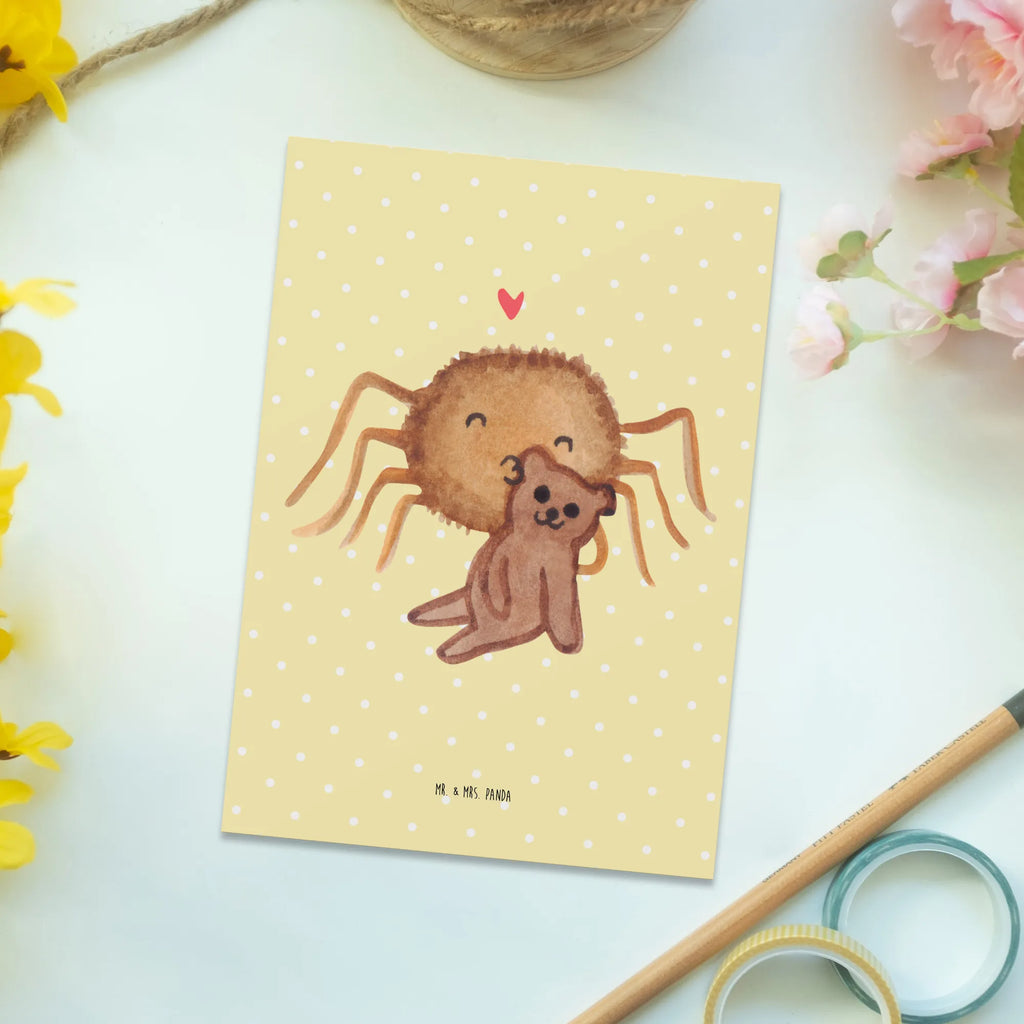 Postkarte Spinne Agathe Teddy Postkarte, Karte, Geschenkkarte, Grußkarte, Einladung, Ansichtskarte, Geburtstagskarte, Einladungskarte, Dankeskarte, Ansichtskarten, Einladung Geburtstag, Einladungskarten Geburtstag, Spinne Agathe, Spinne, Agathe, Videos, Merchandise, Freundschaft, Liebesgeschenk, Verliebt, Liebesbeweis, Teddy, Treue, Miteinander, Dankeschön