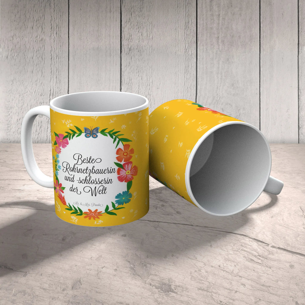 Tasse Rohrnetzbauerin und -schlosserin Tasse, Kaffeetasse, Teetasse, Becher, Kaffeebecher, Teebecher, Keramiktasse, Porzellantasse, Büro Tasse, Geschenk Tasse, Tasse Sprüche, Tasse Motive, Kaffeetassen, Tasse bedrucken, Designer Tasse, Cappuccino Tassen, Schöne Teetassen, Geschenk