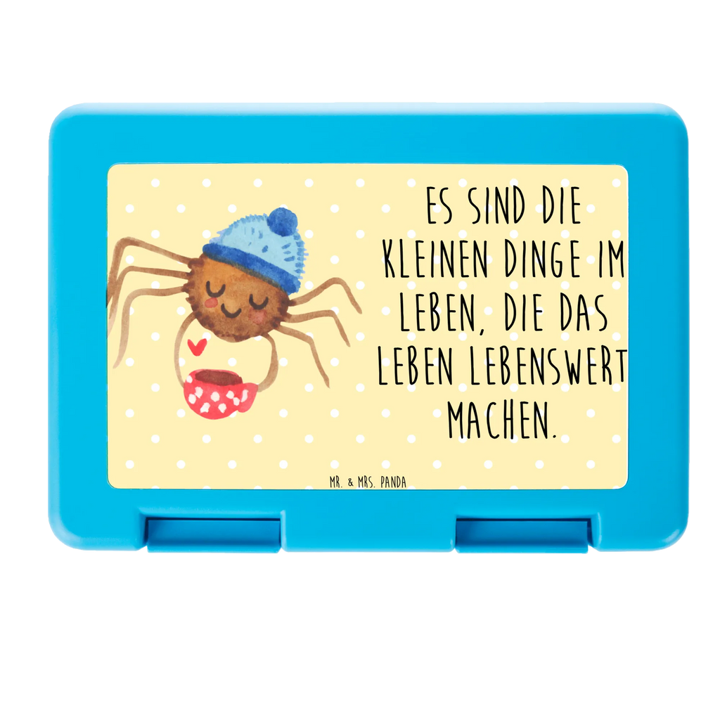 Brotdose Spinne Agathe Kaffee Brotbox, Snackbox, Lunch box, Butterbrotdose, Brotzeitbox, Spinne Agathe, Spinne, Agathe, Videos, Merchandise, Kaffee, Morgen, Morgenmuffel, Lebensweisheiten, Weiser Spruch