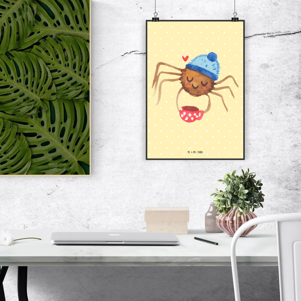 Poster Spider Agathe coffee Poster, Wandposter, Bild, Wanddeko, Küchenposter, Kinderposter, Wanddeko Bild, Raumdekoration, Wanddekoration, Handgemaltes Poster, Mr. & Mrs. Panda Poster, Designposter, Kunstdruck, Posterdruck, Spinne Agathe, Spinne, Agathe, Videos, Merchandise, Kaffee, Morgen, Morgenmuffel, Lebensweisheiten, Weiser Spruch