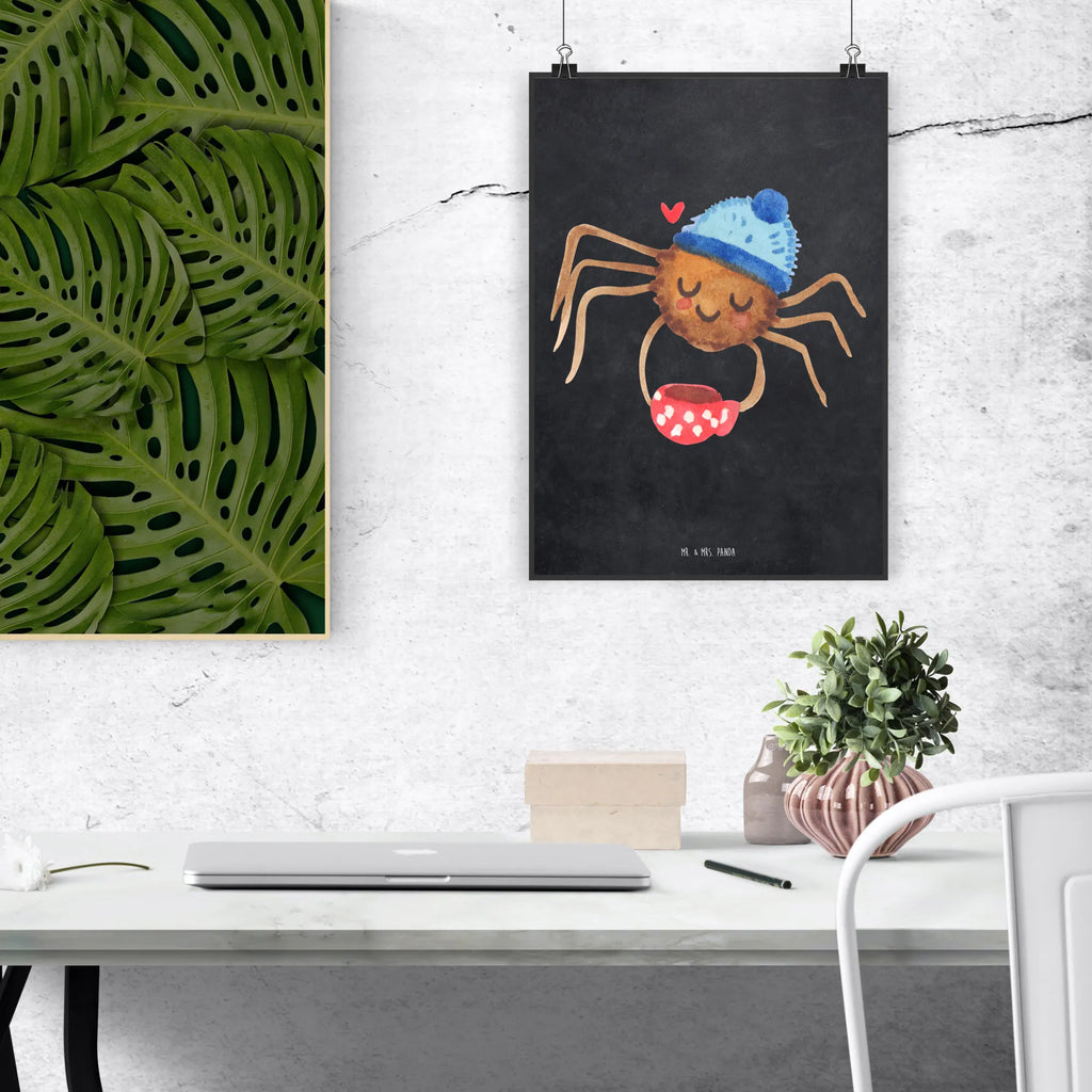 Poster Spider Agathe coffee Poster, Wandposter, Bild, Wanddeko, Küchenposter, Kinderposter, Wanddeko Bild, Raumdekoration, Wanddekoration, Handgemaltes Poster, Mr. & Mrs. Panda Poster, Designposter, Kunstdruck, Posterdruck, Spinne Agathe, Spinne, Agathe, Videos, Merchandise, Kaffee, Morgen, Morgenmuffel, Lebensweisheiten, Weiser Spruch