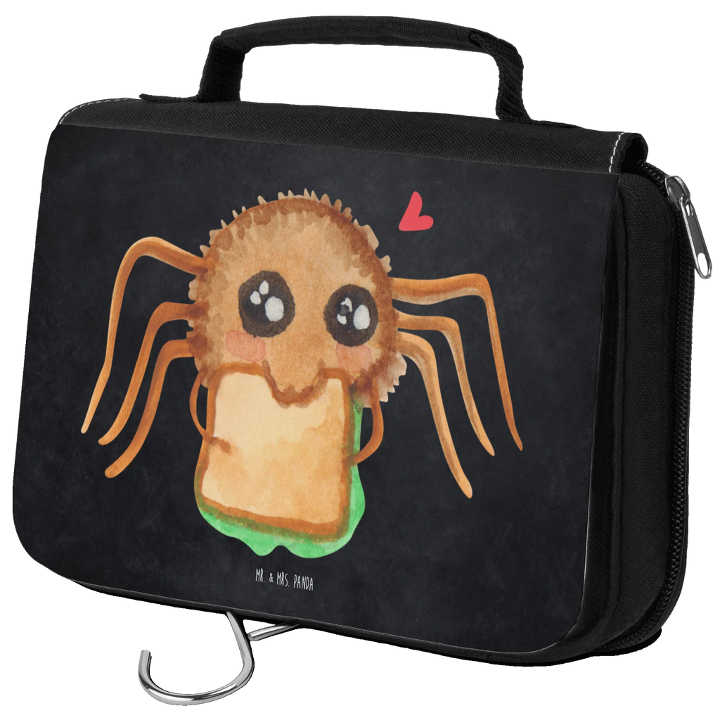 Kulturbeutel Spinne Agathe Sandwich Kulturbeutel, Zum Aufhängen, Waschtasche, Kosmetiktasche, Damen, Herren, Aufbewahrungstasche, Schminktasche, Kosmetikbeutel, Organizer, Kulturtasche, Schminkutensil, Spinne Agathe, Spinne, Agathe, Videos, Merchandise, Glück, Mut, Hungrig, Verfressen, Lebensfreude, Alles wird gut, Hunger