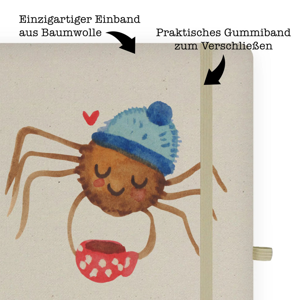 Baumwoll Notizbuch Spinne Agathe Kaffee Notizen, Eintragebuch, Tagebuch, Notizblock, Adressbuch, Journal, Kladde, Skizzenbuch, Notizheft, Schreibbuch, Schreibheft, Spinne Agathe, Spinne, Agathe, Videos, Merchandise, Kaffee, Morgen, Morgenmuffel, Lebensweisheiten, Weiser Spruch