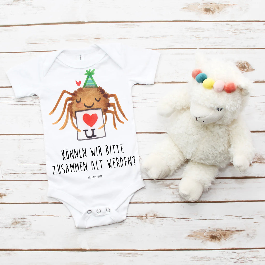 Baby Body Spinne Agathe Brief Babykleidung, Babystrampler, Strampler, Wickelbody, Baby Erstausstattung, Baby-Body, Baby-Strampler, Baby-Kleidung, Kurzarm-Strampler, Baby-Overall, Baby-Romper, Spinne Agathe, Spinne, Agathe, Videos, Merchandise, Liebesbeweis, Ich Liebe dich, Heiratsantrag, Verliebt, Liebespaar, Liebesgeschenk, Treuebeweis, Treuetest