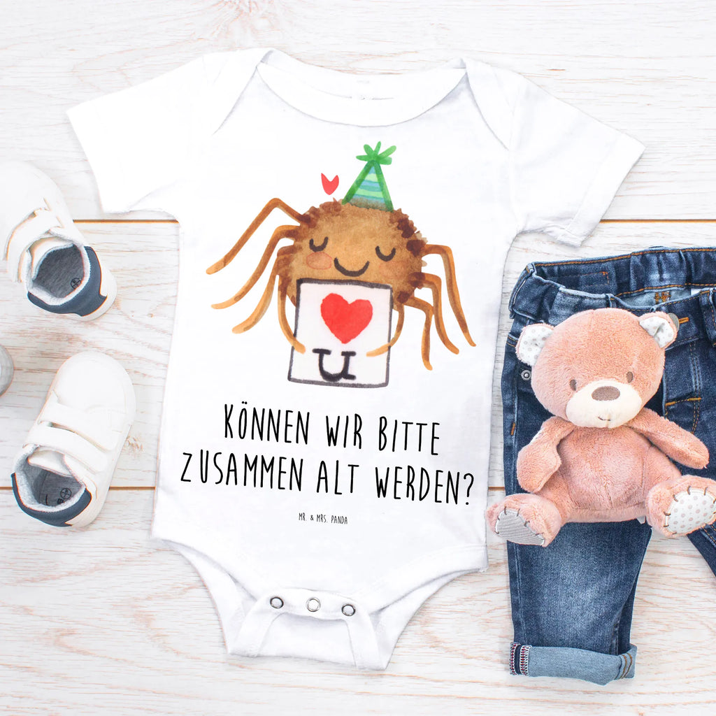 Baby Body Spinne Agathe Brief Babykleidung, Babystrampler, Strampler, Wickelbody, Baby Erstausstattung, Baby-Body, Baby-Strampler, Baby-Kleidung, Kurzarm-Strampler, Baby-Overall, Baby-Romper, Spinne Agathe, Spinne, Agathe, Videos, Merchandise, Liebesbeweis, Ich Liebe dich, Heiratsantrag, Verliebt, Liebespaar, Liebesgeschenk, Treuebeweis, Treuetest