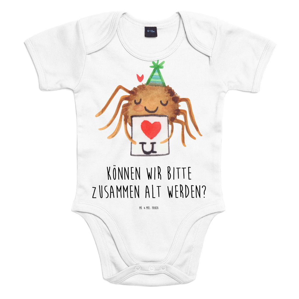 Baby Body Spinne Agathe Brief Babykleidung, Babystrampler, Strampler, Wickelbody, Baby Erstausstattung, Baby-Body, Baby-Strampler, Baby-Kleidung, Kurzarm-Strampler, Baby-Overall, Baby-Romper, Spinne Agathe, Spinne, Agathe, Videos, Merchandise, Liebesbeweis, Ich Liebe dich, Heiratsantrag, Verliebt, Liebespaar, Liebesgeschenk, Treuebeweis, Treuetest