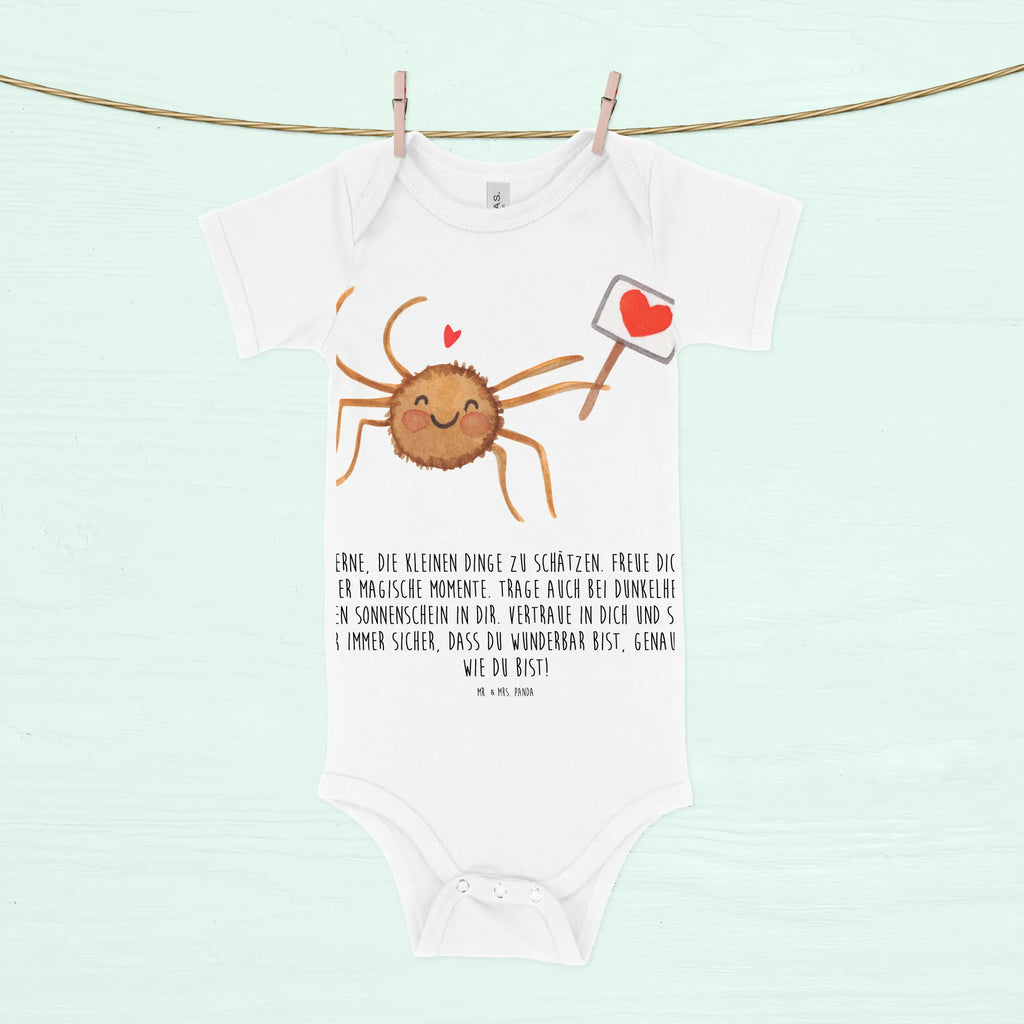 Baby Body Spinne Agathe Motivation Babykleidung, Babystrampler, Strampler, Wickelbody, Baby Erstausstattung, Baby-Body, Baby-Strampler, Baby-Kleidung, Kurzarm-Strampler, Baby-Overall, Baby-Romper, Spinne Agathe, Spinne, Agathe, Videos, Merchandise, Motivation, Glück, Liebe, Vertrauen, Dankeschön