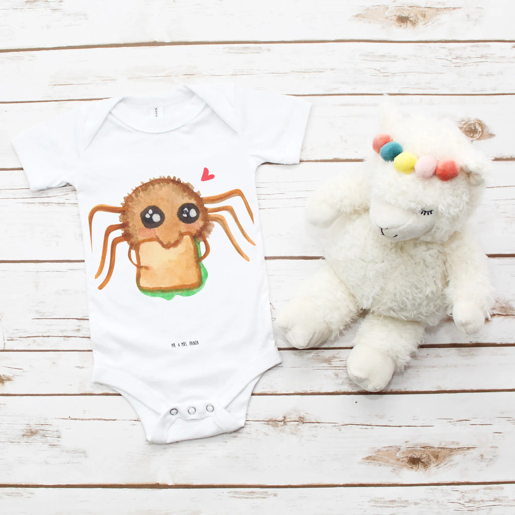 Baby Body Spinne Agathe Sandwich Babykleidung, Babystrampler, Strampler, Wickelbody, Baby Erstausstattung, Baby-Body, Baby-Strampler, Baby-Kleidung, Kurzarm-Strampler, Baby-Overall, Baby-Romper, Spinne Agathe, Spinne, Agathe, Videos, Merchandise, Glück, Mut, Hungrig, Verfressen, Lebensfreude, Alles wird gut, Hunger