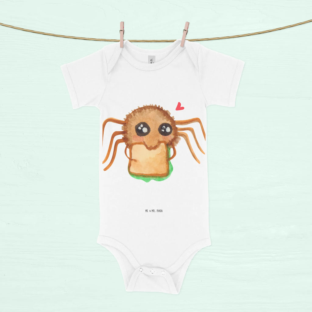 Baby Body Spinne Agathe Sandwich Babykleidung, Babystrampler, Strampler, Wickelbody, Baby Erstausstattung, Baby-Body, Baby-Strampler, Baby-Kleidung, Kurzarm-Strampler, Baby-Overall, Baby-Romper, Spinne Agathe, Spinne, Agathe, Videos, Merchandise, Glück, Mut, Hungrig, Verfressen, Lebensfreude, Alles wird gut, Hunger