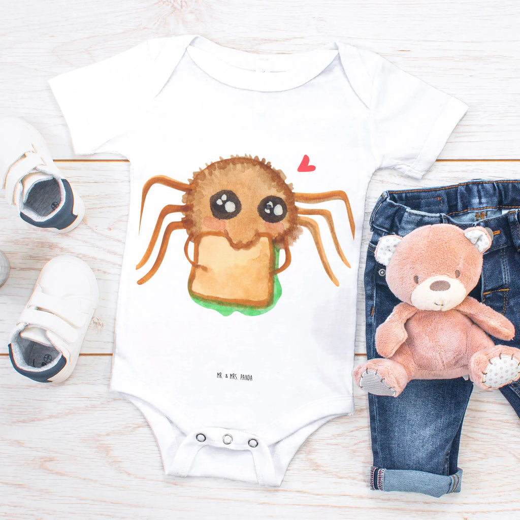 Baby Body Spinne Agathe Sandwich Babykleidung, Babystrampler, Strampler, Wickelbody, Baby Erstausstattung, Baby-Body, Baby-Strampler, Baby-Kleidung, Kurzarm-Strampler, Baby-Overall, Baby-Romper, Spinne Agathe, Spinne, Agathe, Videos, Merchandise, Glück, Mut, Hungrig, Verfressen, Lebensfreude, Alles wird gut, Hunger