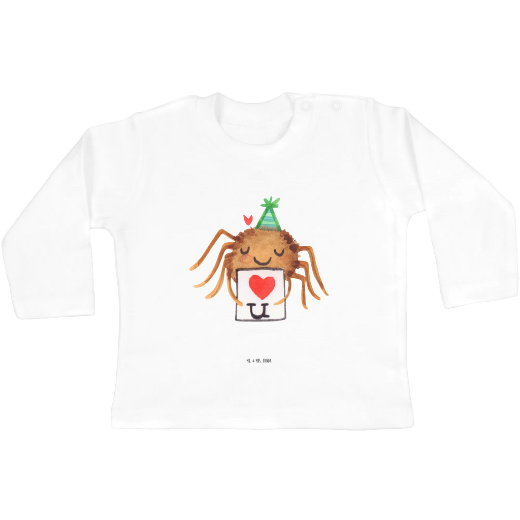 Baby Longsleeve Spinne Agathe Brief Mädchen, Jungen, Baby, Langarm, Bio, Kleidung, Spinne Agathe, Spinne, Agathe, Videos, Merchandise, Liebesbeweis, Ich Liebe dich, Heiratsantrag, Verliebt, Liebespaar, Liebesgeschenk, Treuebeweis, Treuetest