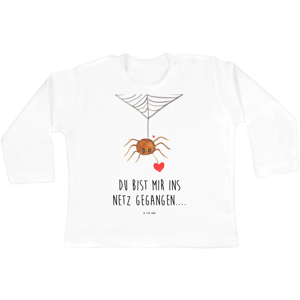 Baby Longsleeve Spinne Agathe Liebe Mädchen, Jungen, Baby, Langarm, Bio, Kleidung, Spinne Agathe, Spinne, Agathe, Videos, Merchandise, Liebe, Verliebt, Liebesbeweis, Liebesgeschenk