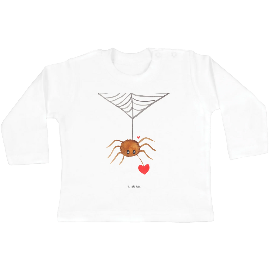 Baby Longsleeve Spinne Agathe Liebe Mädchen, Jungen, Baby, Langarm, Bio, Kleidung, Spinne Agathe, Spinne, Agathe, Videos, Merchandise, Liebe, Verliebt, Liebesbeweis, Liebesgeschenk