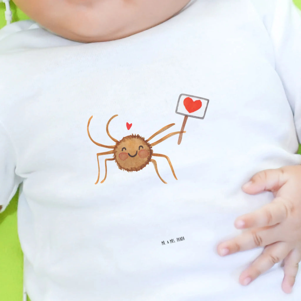 Baby Longsleeve Spinne Agathe Motivation Mädchen, Jungen, Baby, Langarm, Bio, Kleidung, Spinne Agathe, Spinne, Agathe, Videos, Merchandise, Motivation, Glück, Liebe, Vertrauen, Dankeschön