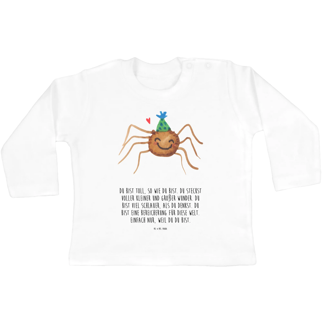 Baby Longsleeve Spinne Agathe Party Mädchen, Jungen, Baby, Langarm, Bio, Kleidung, Spinne Agathe, Spinne, Agathe, Videos, Merchandise, Selbstliebe, Wunder, Motivation, Glück