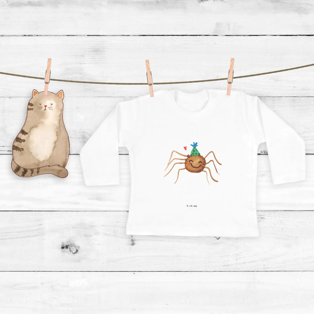 Baby Longsleeve Spinne Agathe Party Mädchen, Jungen, Baby, Langarm, Bio, Kleidung, Spinne Agathe, Spinne, Agathe, Videos, Merchandise, Selbstliebe, Wunder, Motivation, Glück