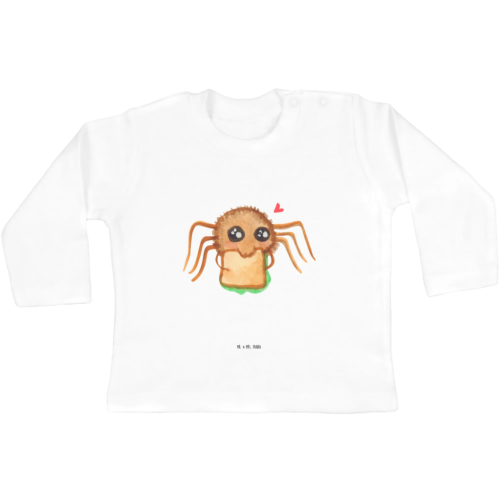 Baby Longsleeve Spinne Agathe Sandwich Mädchen, Jungen, Baby, Langarm, Bio, Kleidung, Spinne Agathe, Spinne, Agathe, Videos, Merchandise, Glück, Mut, Hungrig, Verfressen, Lebensfreude, Alles wird gut, Hunger