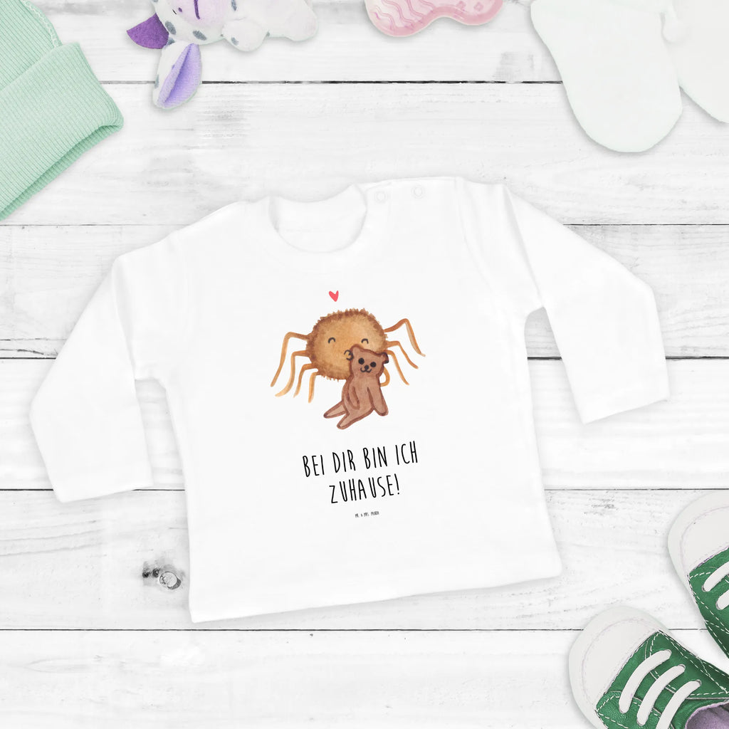 Baby Longsleeve Spinne Agathe Teddy Mädchen, Jungen, Baby, Langarm, Bio, Kleidung, Spinne Agathe, Spinne, Agathe, Videos, Merchandise, Freundschaft, Liebesgeschenk, Verliebt, Liebesbeweis, Teddy, Treue, Miteinander, Dankeschön