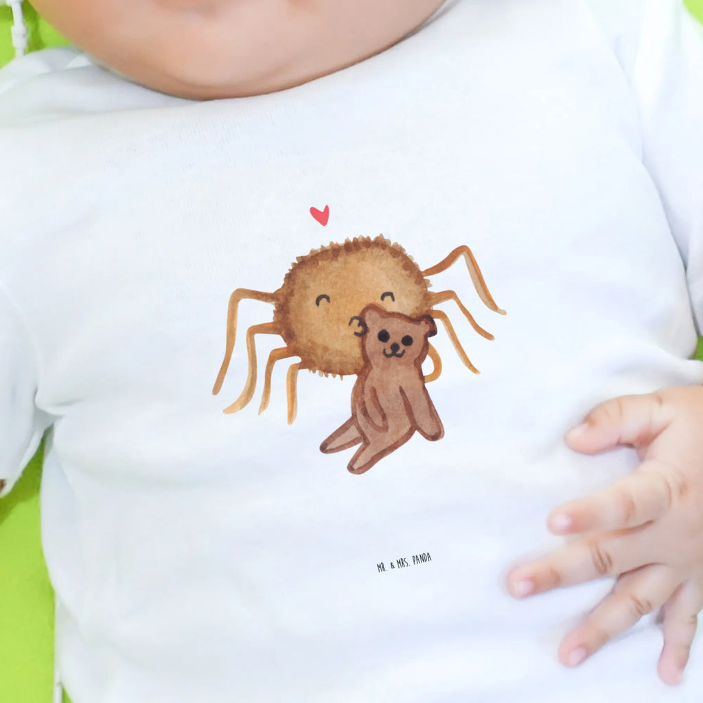 Baby Longsleeve Spinne Agathe Teddy Mädchen, Jungen, Baby, Langarm, Bio, Kleidung, Spinne Agathe, Spinne, Agathe, Videos, Merchandise, Freundschaft, Liebesgeschenk, Verliebt, Liebesbeweis, Teddy, Treue, Miteinander, Dankeschön