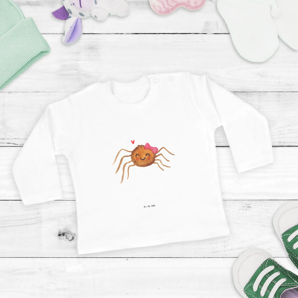 Baby Longsleeve Spinne Agathe Freude Mädchen, Jungen, Baby, Langarm, Bio, Kleidung, Spinne Agathe, Spinne, Agathe, Videos, Merchandise, Viral, Viraler Hit, Trend, Beliebte Spinne