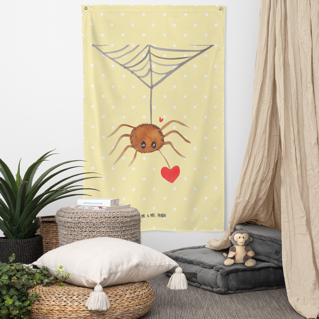 Wandteppich Spinne Agathe Liebe Wandbehang, Dekoration, Boho, Wandteppich, Wandtuch, Wanddeko, Tapisserie, Tapestry, Wandbild, Textil-Kunst, Schmuck-Wandbehang, Wand Deko, Kinderzimmer, Kinderzimmer Wand, Kinderzimmer Deko, Kinderzimmer Wanddeko, Spinne Agathe, Spinne, Agathe, Videos, Merchandise, Liebe, Verliebt, Liebesbeweis, Liebesgeschenk