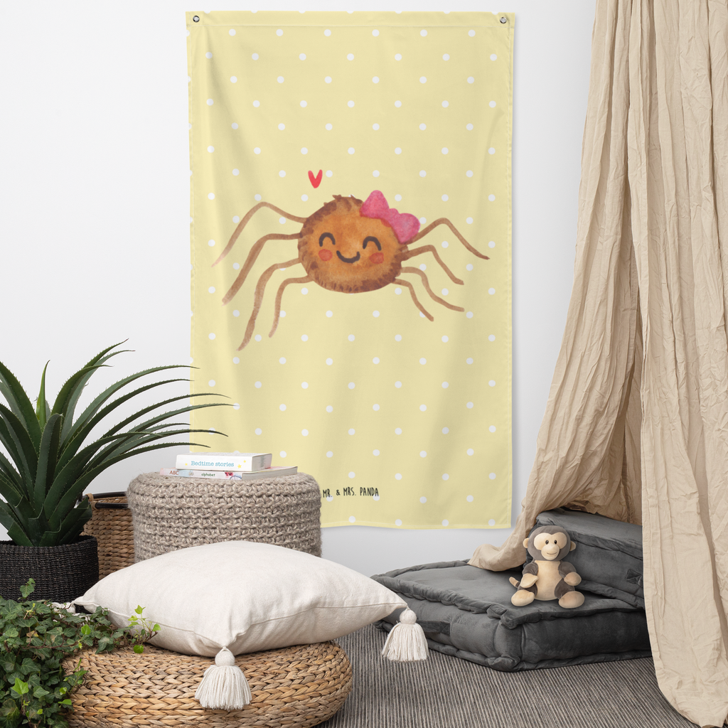 Wandteppich Spinne Agathe Freude Wandbehang, Dekoration, Boho, Wandteppich, Wandtuch, Wanddeko, Tapisserie, Tapestry, Wandbild, Textil-Kunst, Schmuck-Wandbehang, Wand Deko, Kinderzimmer, Kinderzimmer Wand, Kinderzimmer Deko, Kinderzimmer Wanddeko, Spinne Agathe, Spinne, Agathe, Videos, Merchandise, Viral, Viraler Hit, Trend, Beliebte Spinne