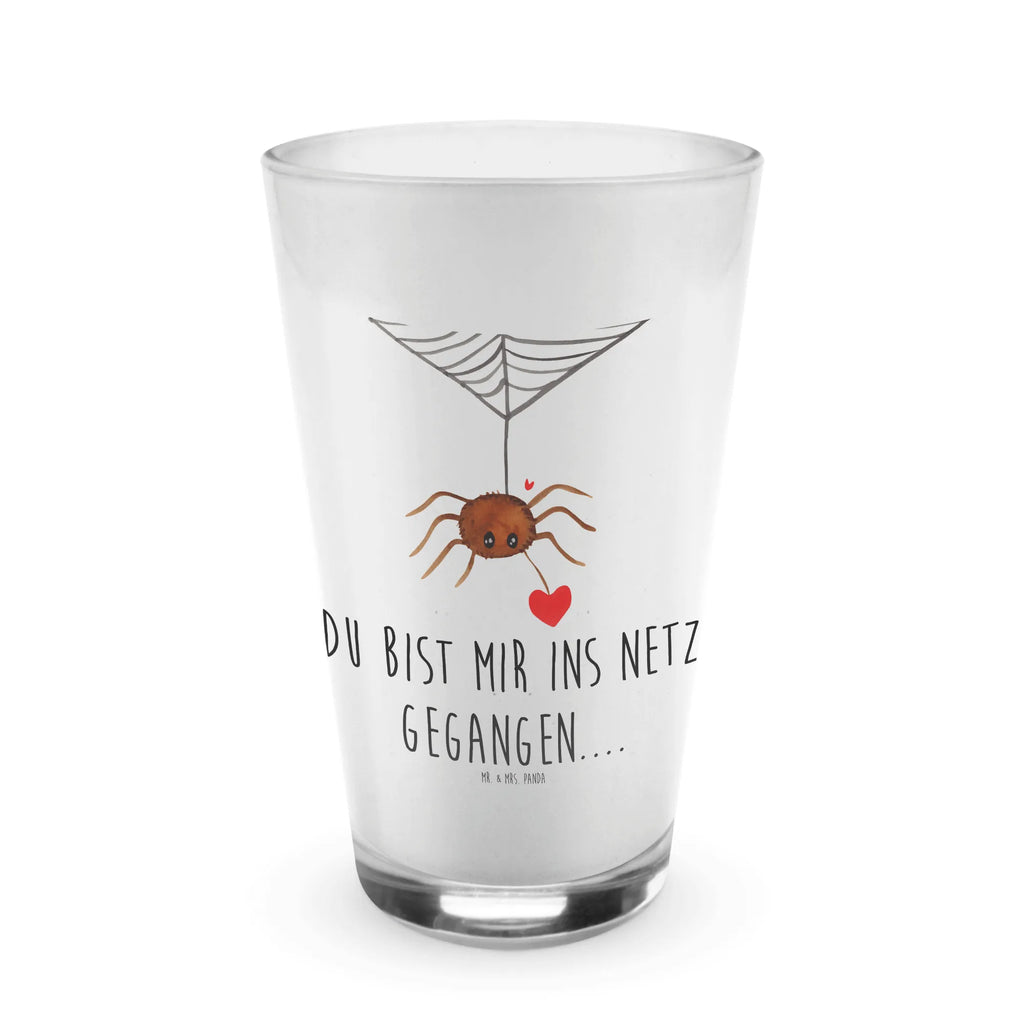 Glas Spinne Agathe Liebe Cappuccino Glas, Glas, Cappuccino Tasse, Latte Macchiato, Spinne Agathe, Spinne, Agathe, Videos, Merchandise, Liebe, Verliebt, Liebesbeweis, Liebesgeschenk