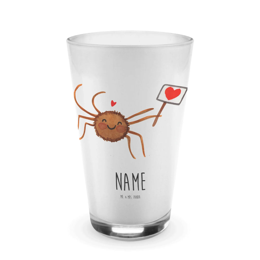 Personalisiertes Glas Spinne Agathe Motivation Bedrucktes Glas, Glas mit Namen, Namensglas, Glas personalisiert, Name, Bedrucken, Spinne Agathe, Spinne, Agathe, Videos, Merchandise, Motivation, Glück, Liebe, Vertrauen, Dankeschön