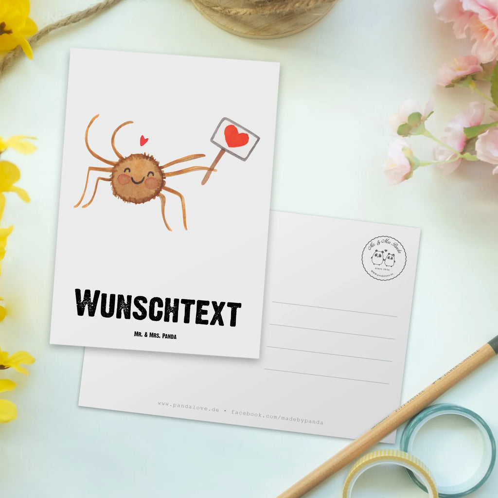 Personalisierte Postkarte Spinne Agathe Motivation Postkarte mit Namen, Postkarte bedrucken, Postkarte mit Wunschtext, Postkarte personalisierbar, Geschenkkarte mit Namen, Grußkarte mit Namen, Karte mit Namen, Einladung mit Namen, Ansichtskarte mit Namen, Geschenkkarte mit Wunschtext, Grußkarte mit Wunschtext, Karte mit Wunschtext, Einladung mit Wunschtext, Ansichtskarte mit Wunschtext, Spinne Agathe, Spinne, Agathe, Videos, Merchandise, Motivation, Glück, Liebe, Vertrauen, Dankeschön