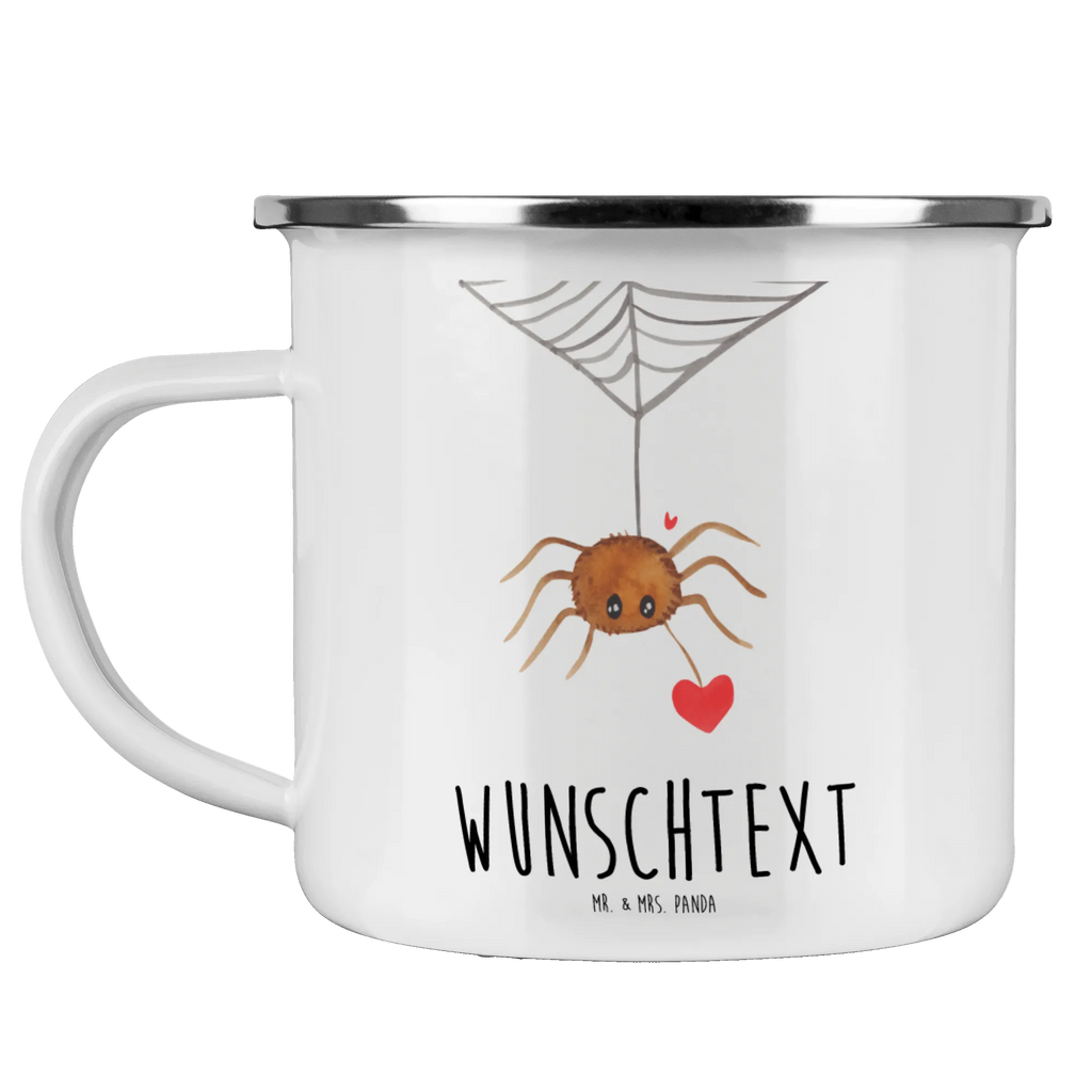 Personalisierte Emaille Tasse Spinne Agathe Liebe Emaille Tasse personalisiert, Emaille Tasse mit Namen, Campingtasse personalisiert, Namenstasse, Campingtasse bedrucken, Campinggeschirr personalsisert, tasse mit namen, personalisierte tassen, personalisierte tasse, tasse selbst gestalten, tasse bedrucken, tassen bedrucken, Spinne Agathe, Spinne, Agathe, Videos, Merchandise, Liebe, Verliebt, Liebesbeweis, Liebesgeschenk