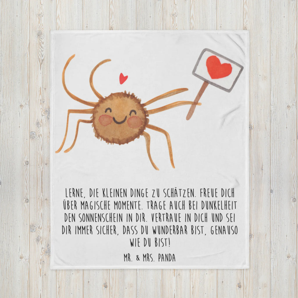 Kuscheldecke Spinne Agathe Motivation Decke, Wohndecke, Tagesdecke, Wolldecke, Sofadecke, Spinne Agathe, Spinne, Agathe, Videos, Merchandise, Motivation, Glück, Liebe, Vertrauen, Dankeschön