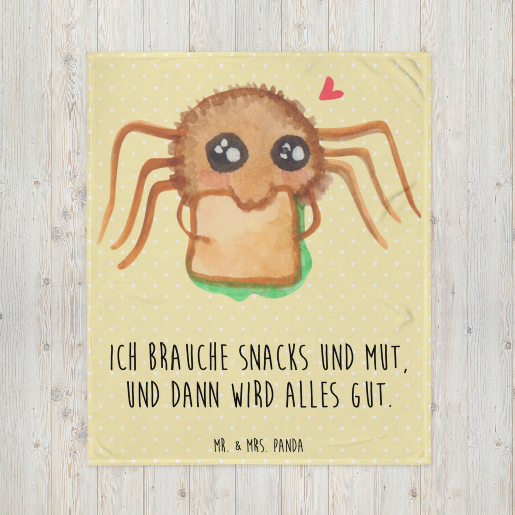 Kuscheldecke Spinne Agathe Sandwich Decke, Wohndecke, Tagesdecke, Wolldecke, Sofadecke, Spinne Agathe, Spinne, Agathe, Videos, Merchandise, Glück, Mut, Hungrig, Verfressen, Lebensfreude, Alles wird gut, Hunger