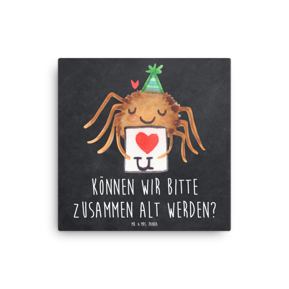 Leinwand Bild Spinne Agathe Brief Leinwand, Bild, Kunstdruck, Wanddeko, Dekoration, Spinne Agathe, Spinne, Agathe, Videos, Merchandise, Liebesbeweis, Ich Liebe dich, Heiratsantrag, Verliebt, Liebespaar, Liebesgeschenk, Treuebeweis, Treuetest