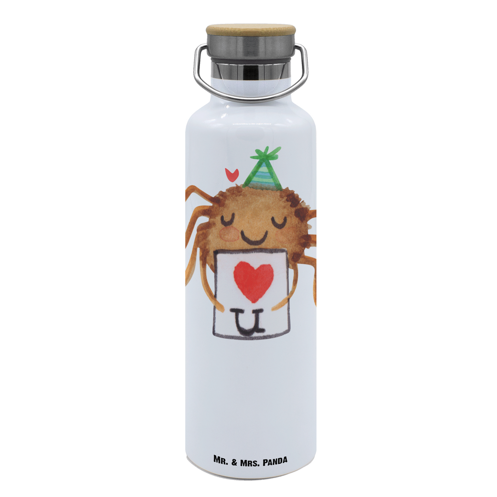 Trinkflasche Spinne Agathe Brief Thermosflasche, Isolierflasche, Edelstahl, Trinkflasche, isoliert, Wamrhaltefunktion, Sportflasche, Flasche zum Sport, Sportlerflasche, Spinne Agathe, Spinne, Agathe, Videos, Merchandise, Liebesbeweis, Ich Liebe dich, Heiratsantrag, Verliebt, Liebespaar, Liebesgeschenk, Treuebeweis, Treuetest