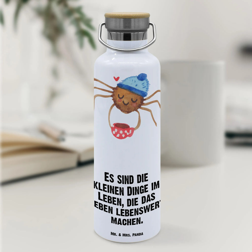 Trinkflasche Spinne Agathe Kaffee Thermosflasche, Isolierflasche, Edelstahl, Trinkflasche, isoliert, Wamrhaltefunktion, Sportflasche, Flasche zum Sport, Sportlerflasche, Spinne Agathe, Spinne, Agathe, Videos, Merchandise, Kaffee, Morgen, Morgenmuffel, Lebensweisheiten, Weiser Spruch