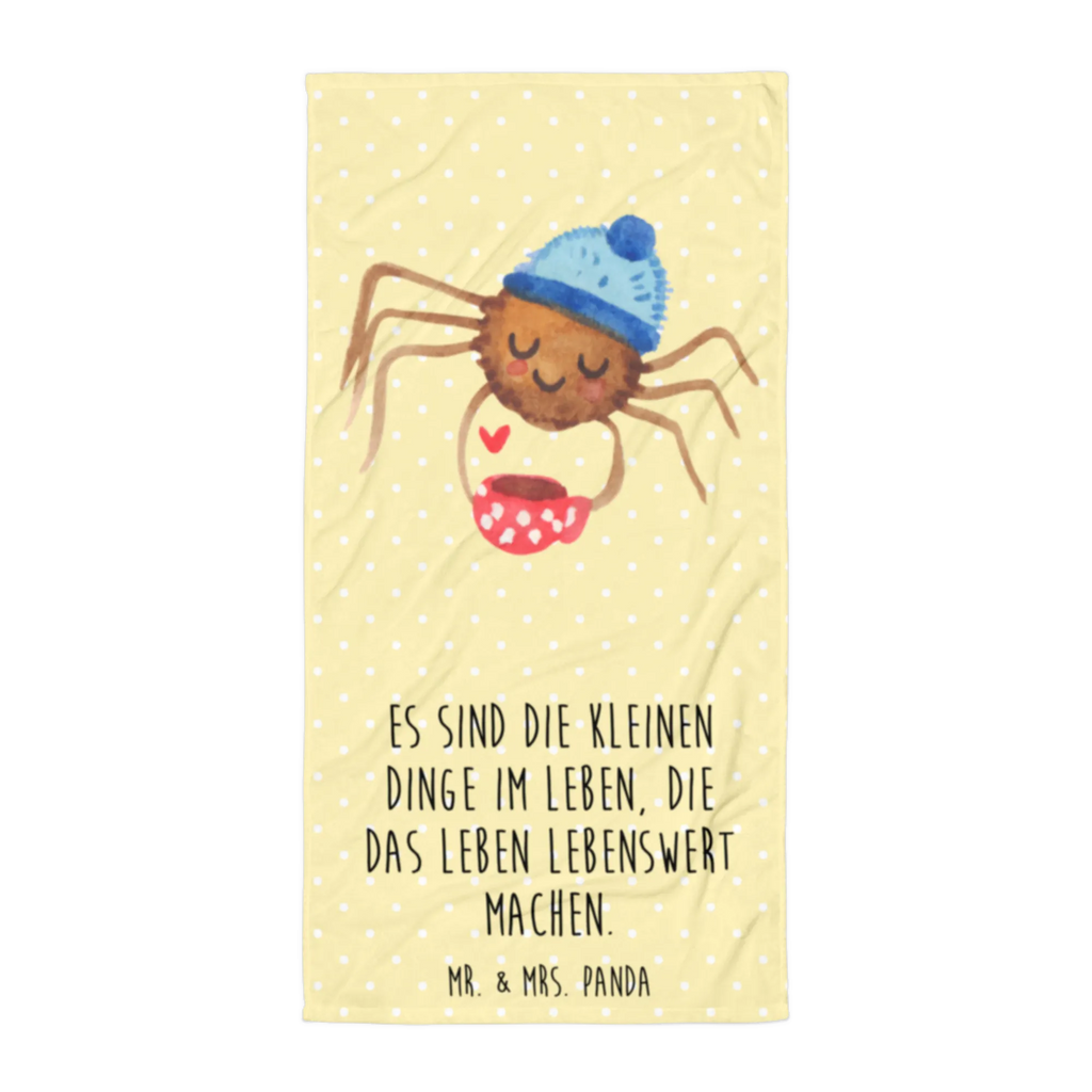 XL Badehandtuch Spinne Agathe Kaffee Handtuch, Badetuch, Duschtuch, Strandtuch, Saunatuch, Spinne Agathe, Spinne, Agathe, Videos, Merchandise, Kaffee, Morgen, Morgenmuffel, Lebensweisheiten, Weiser Spruch