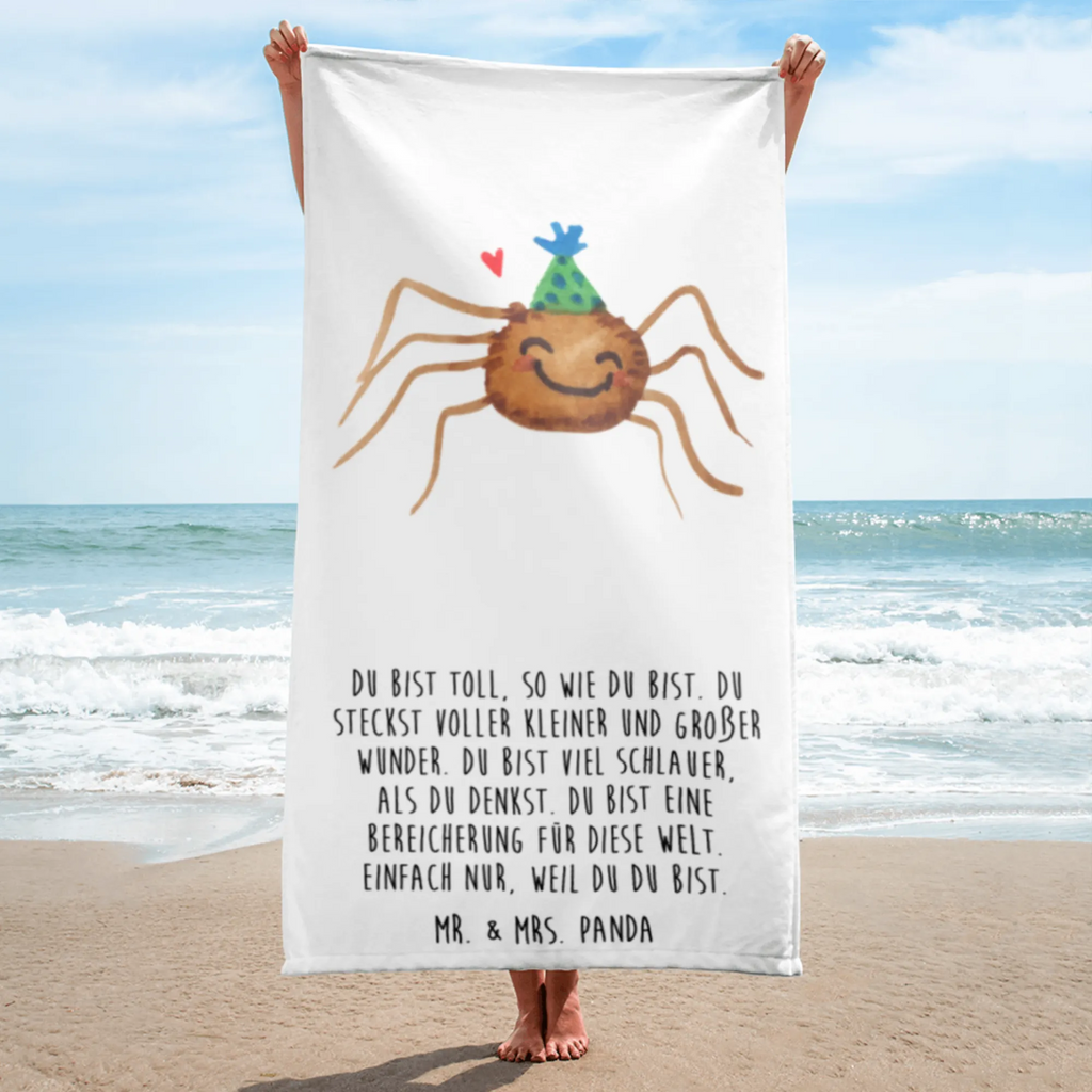 XL Badehandtuch Spinne Agathe Party Handtuch, Badetuch, Duschtuch, Strandtuch, Saunatuch, Spinne Agathe, Spinne, Agathe, Videos, Merchandise, Selbstliebe, Wunder, Motivation, Glück